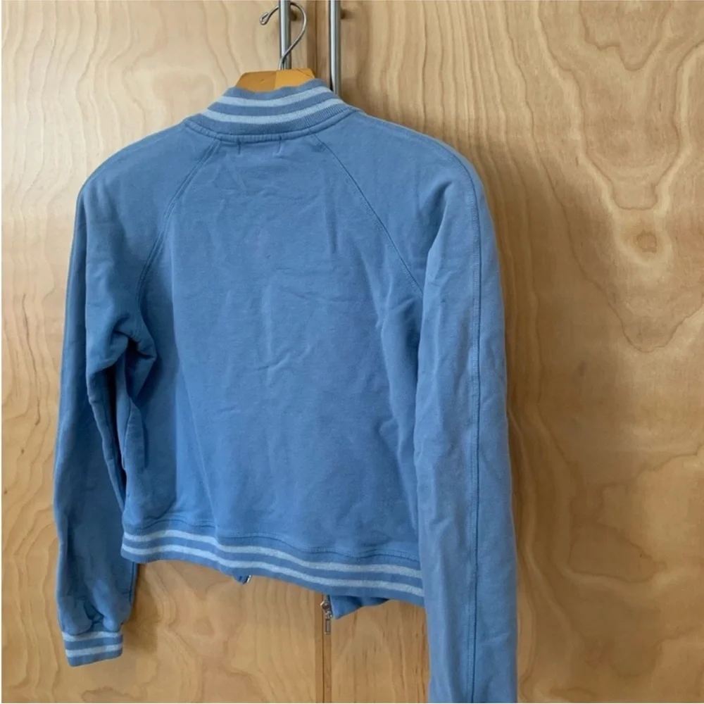 Bebe Blue Sequin Jacket size medium - Picture 3 of 3